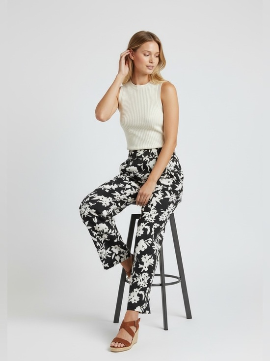 Happily Grey Pants - Happily Grey Floral Wide Leg Pants
